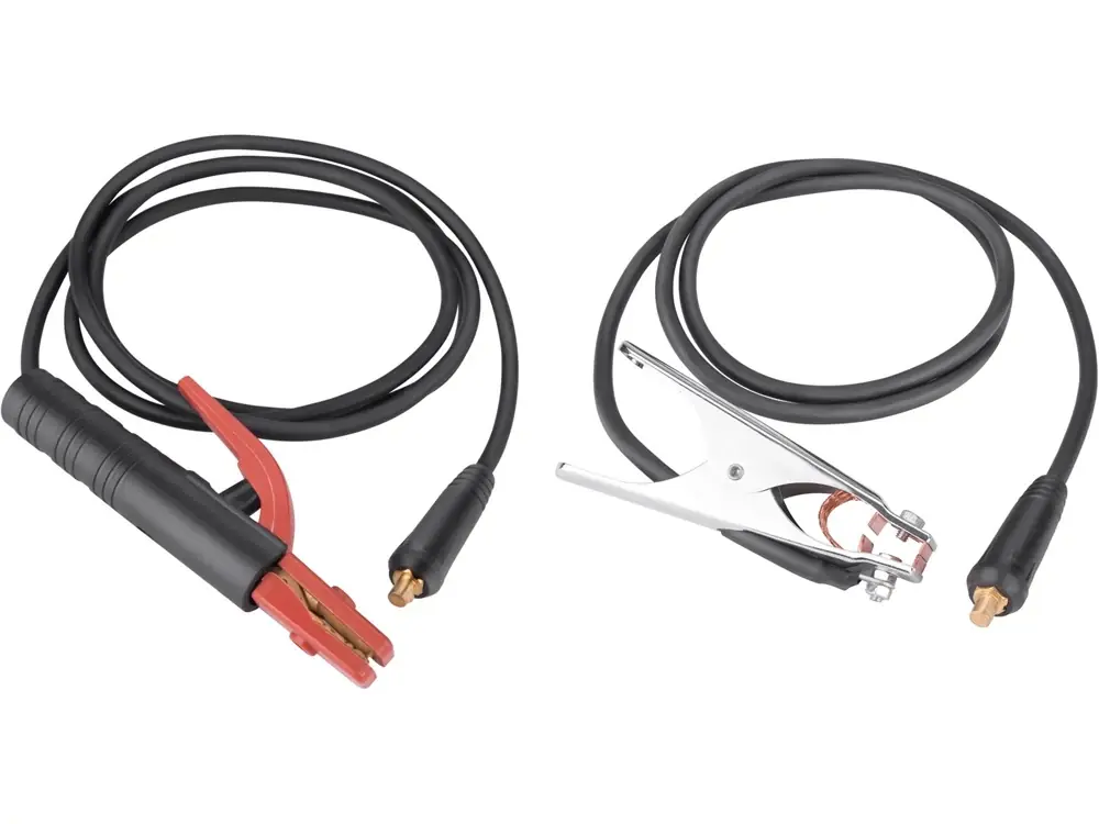 Expressz szállítás Hegesztő kábelpár, földelőkábel csipesszel+munkakábel elektródafogóval, 120A, 3m, 16mm2